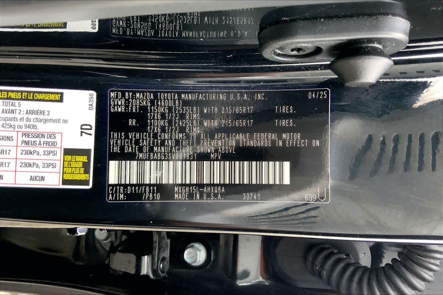 2025 Toyota Corolla Cross Hybrid S Jet Black at AutoNation Toyota Gulf Fwy