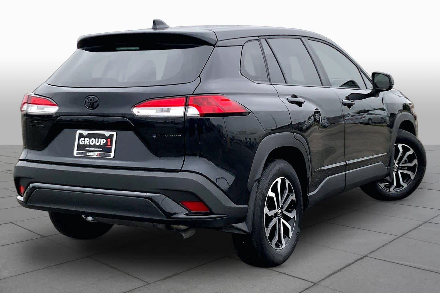 2025 Toyota Corolla Cross Hybrid S Jet Black at AutoNation Toyota Gulf Fwy