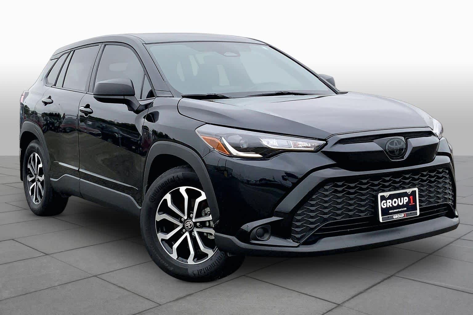 2025 Toyota Corolla Cross Hybrid S Jet Black at AutoNation Toyota Gulf Fwy