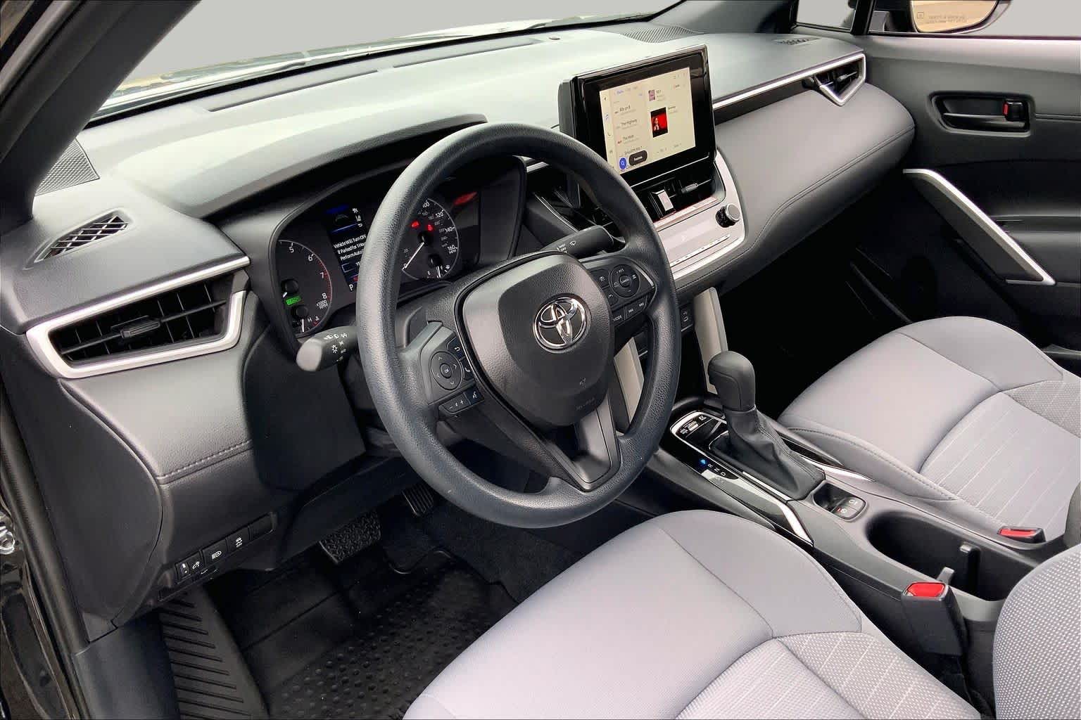 2025 Toyota Corolla Cross Hybrid S Jet Black at AutoNation Toyota Gulf Fwy