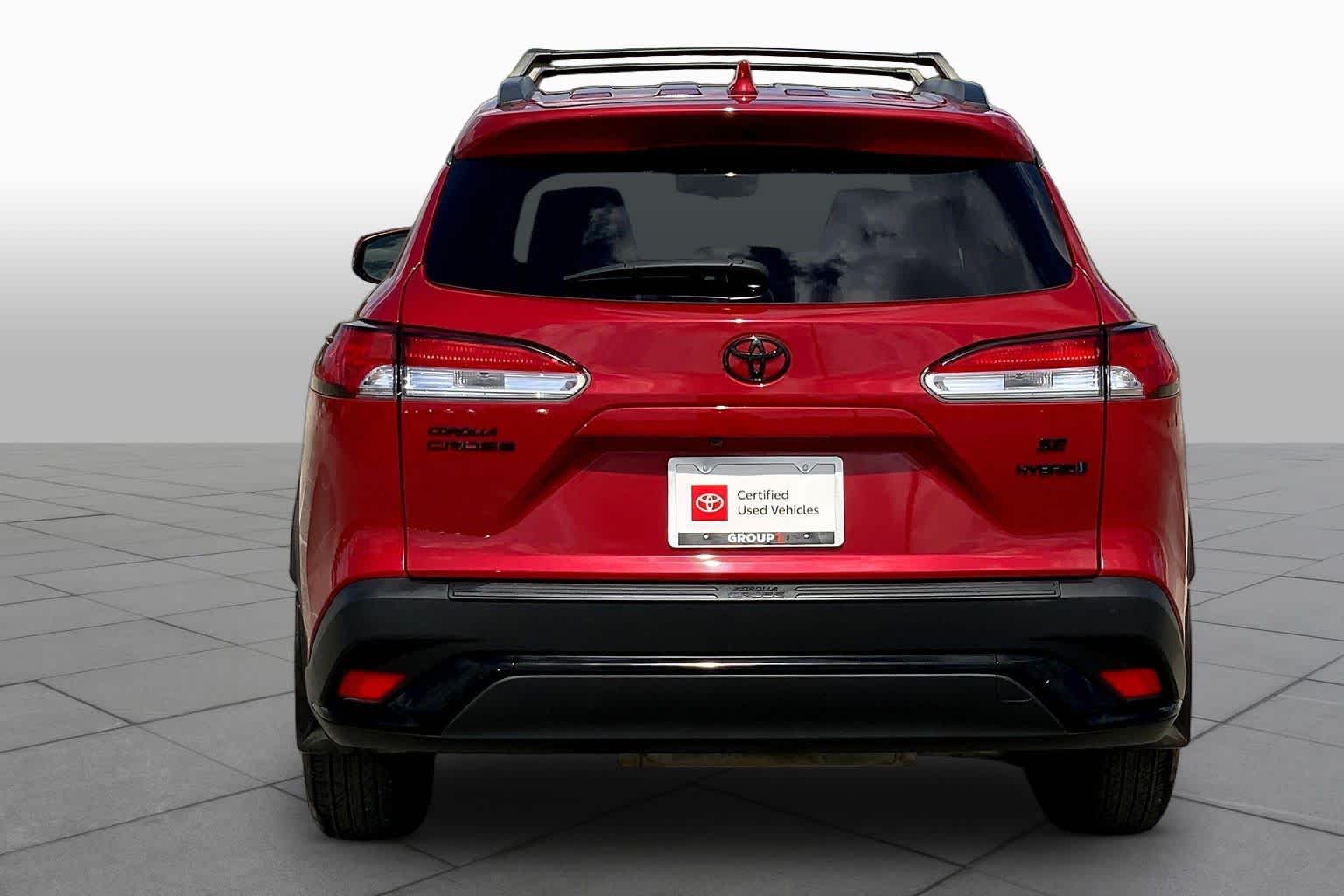 2024 Toyota Corolla Cross Hybrid SE Barcelona Red Metallic at Group 1 Toyota Southwest