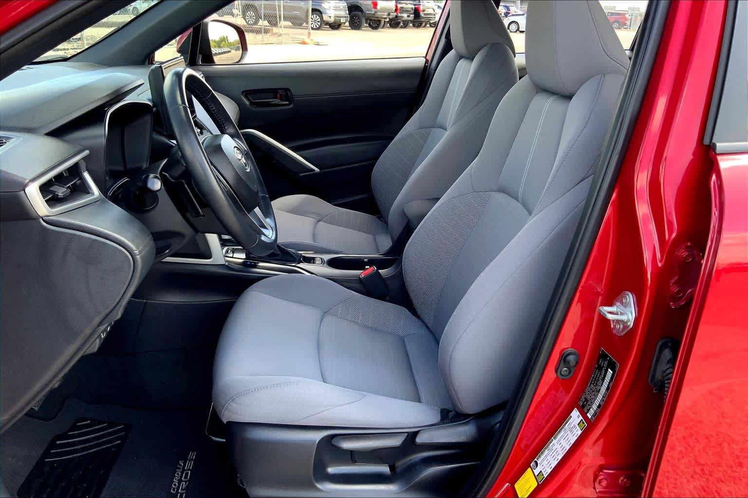 2024 Toyota Corolla Cross Hybrid SE Barcelona Red Metallic at Group 1 Toyota Southwest