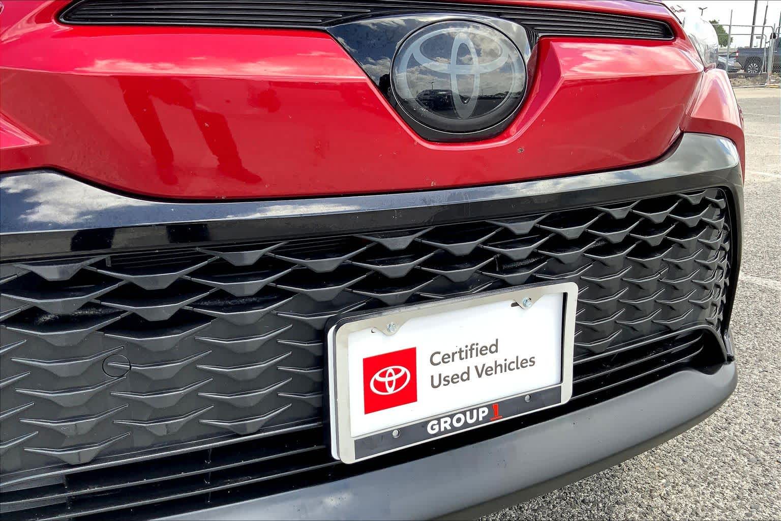 2024 Toyota Corolla Cross Hybrid SE Barcelona Red Metallic at Group 1 Toyota Southwest