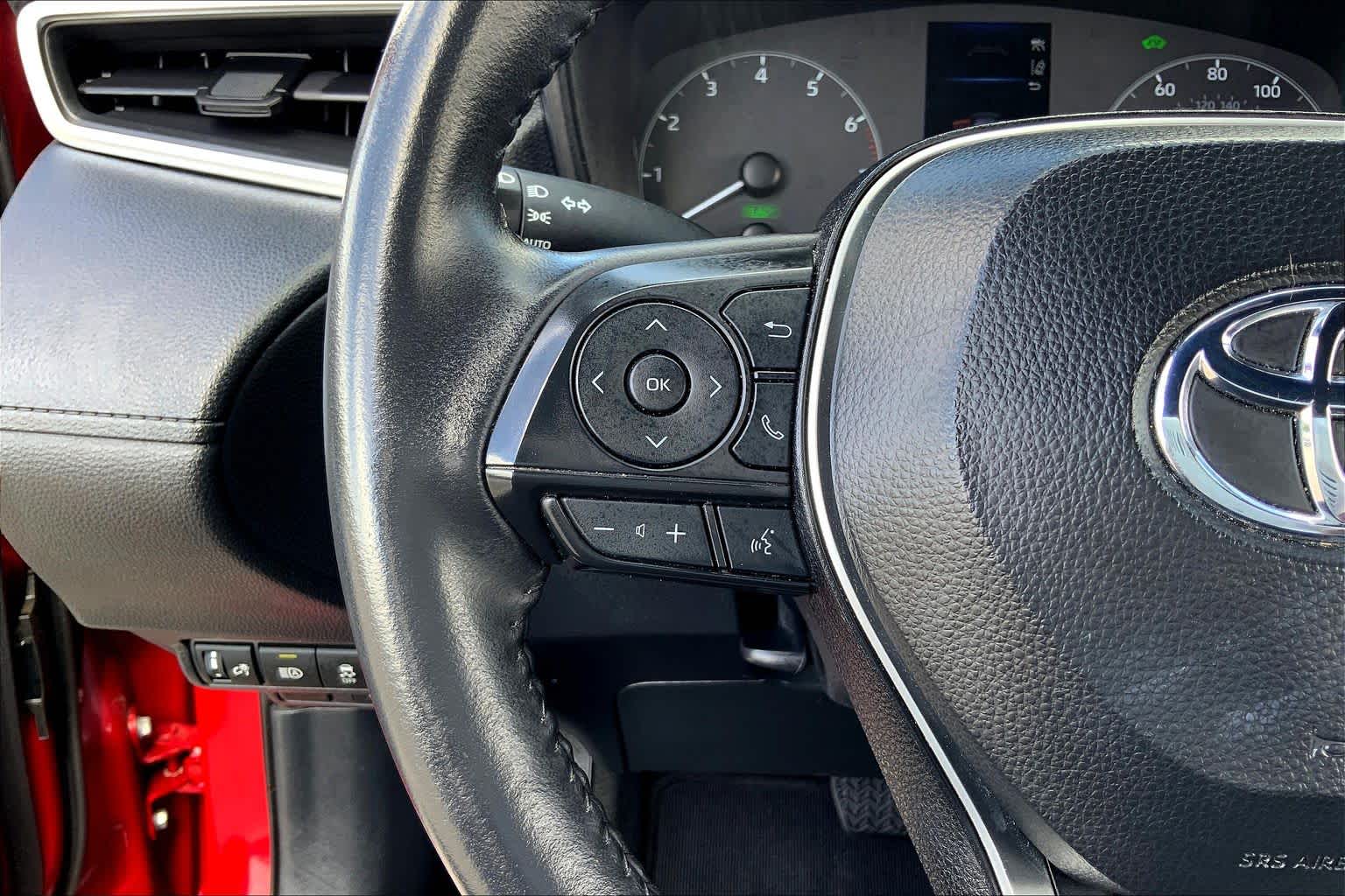 2024 Toyota Corolla Cross Hybrid SE Barcelona Red Metallic at Group 1 Toyota Southwest