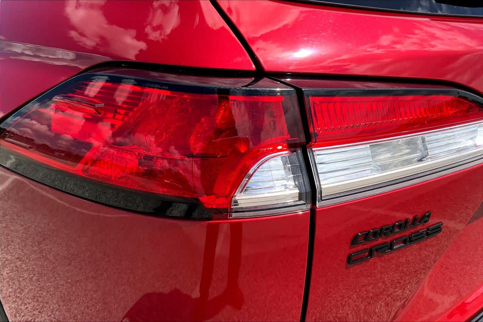 2024 Toyota Corolla Cross Hybrid SE Barcelona Red Metallic at Group 1 Toyota Southwest