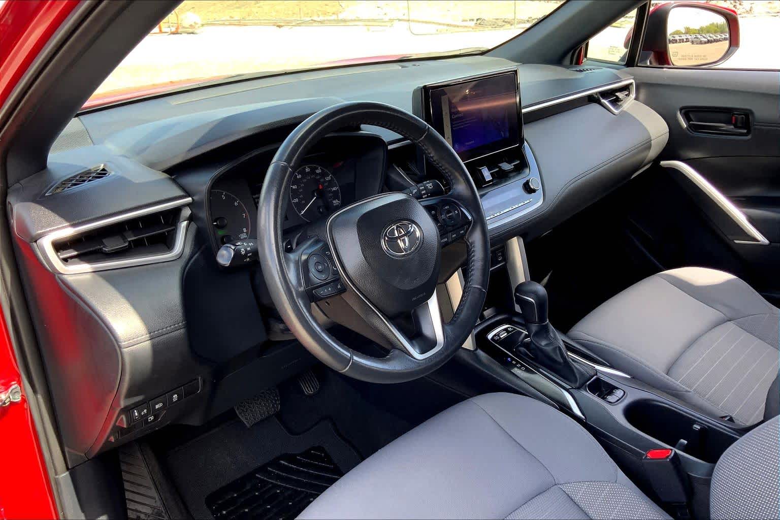 2024 Toyota Corolla Cross Hybrid SE Barcelona Red Metallic at Group 1 Toyota Southwest