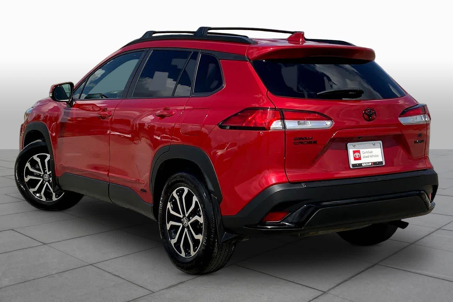 2024 Toyota Corolla Cross Hybrid SE Barcelona Red Metallic at Group 1 Toyota Southwest
