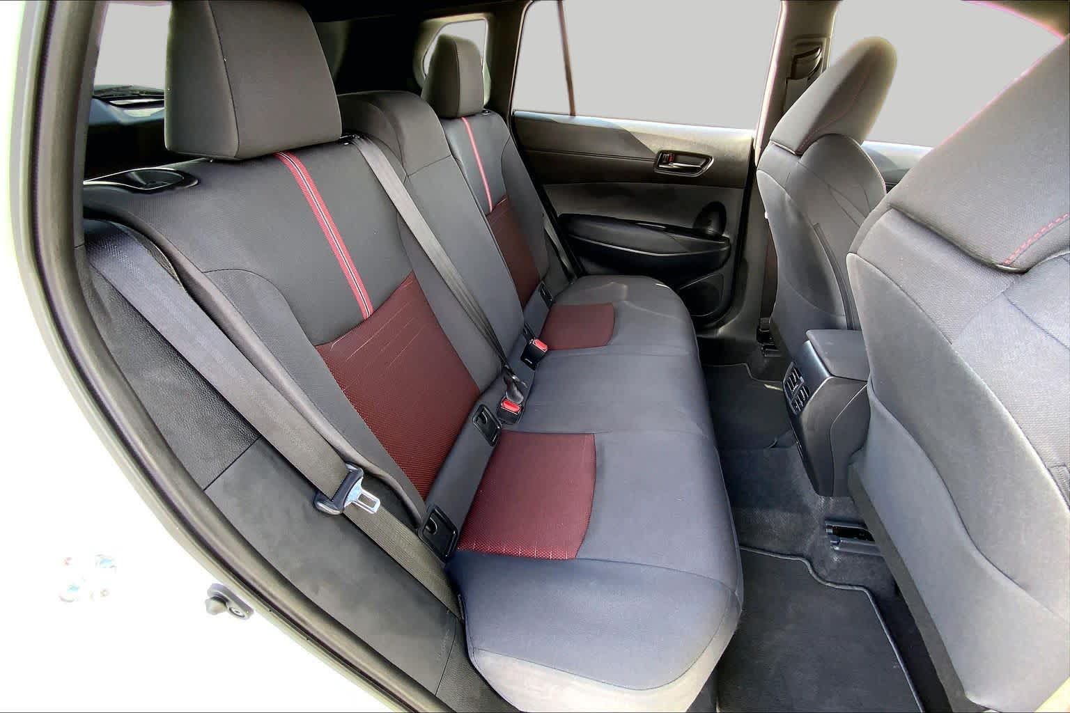 2025 Toyota Corolla Cross Hybrid Nightshade Edition Wind Chill Pearl/Jet Black at Group 1 Toyota Southwest
