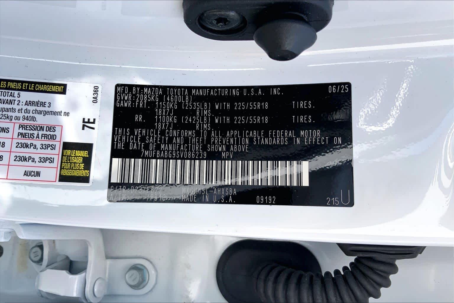 2025 Toyota Corolla Cross Hybrid Nightshade Edition Wind Chill Pearl/Jet Black at Group 1 Toyota Southwest