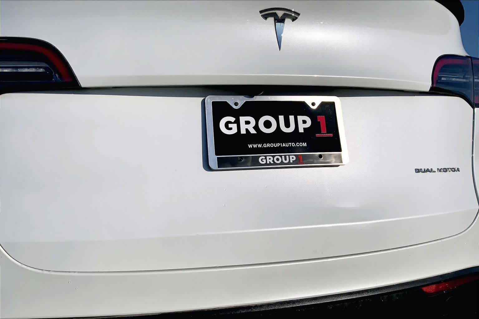 2023 Tesla Model Y Long Range Pearl White Multi-Coat at Westside Kia