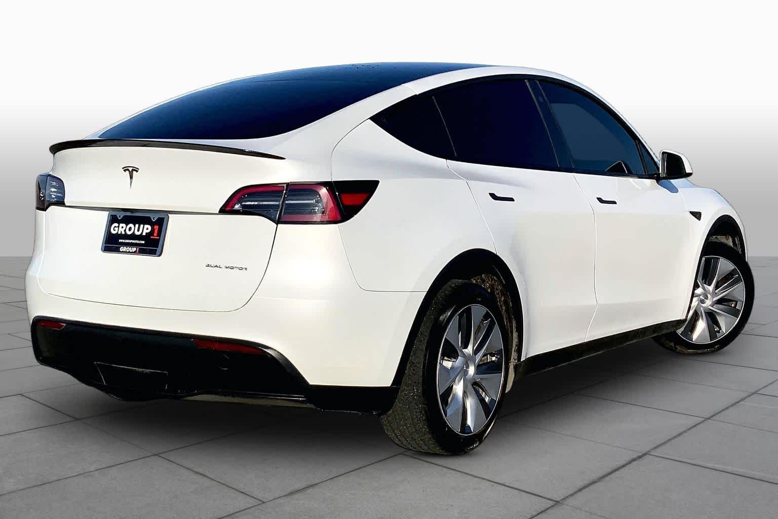 2023 Tesla Model Y Long Range Pearl White Multi-Coat at Westside Kia