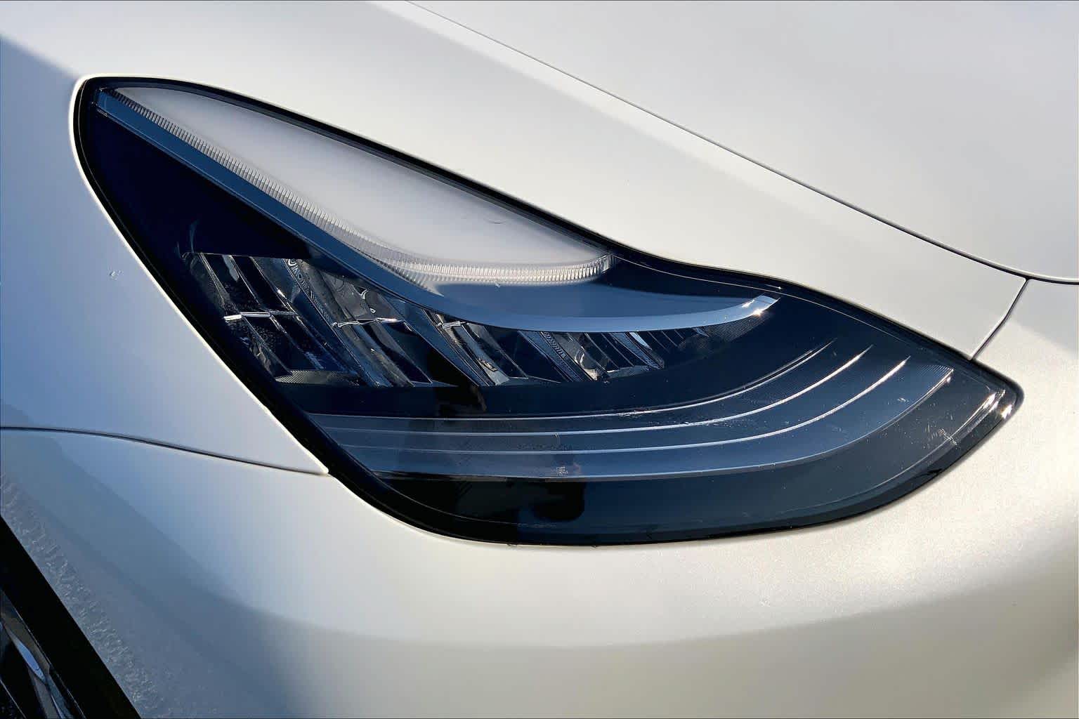 2023 Tesla Model Y Long Range Pearl White Multi-Coat at Westside Kia