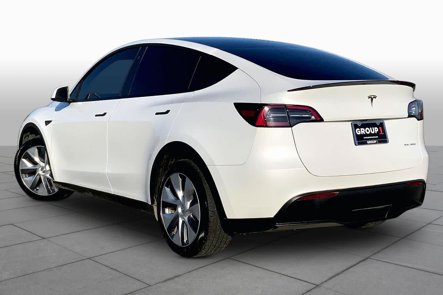 2023 Tesla Model Y Long Range Pearl White Multi-Coat at Westside Kia