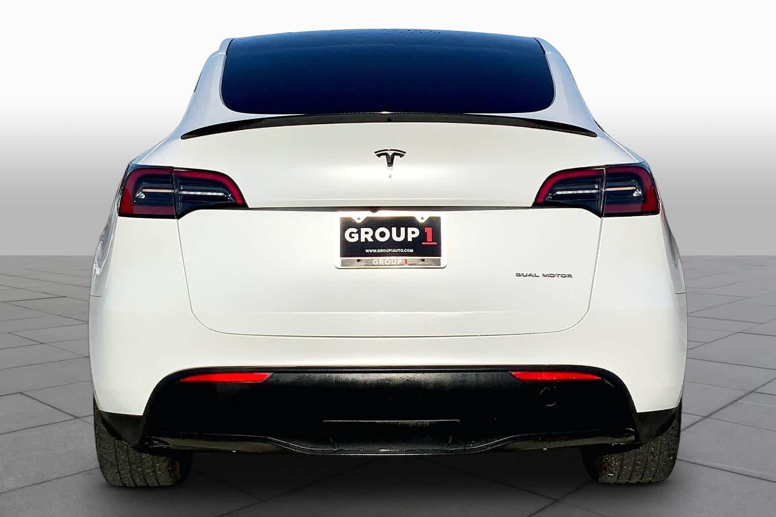 2023 Tesla Model Y Long Range Pearl White Multi-Coat at Westside Kia