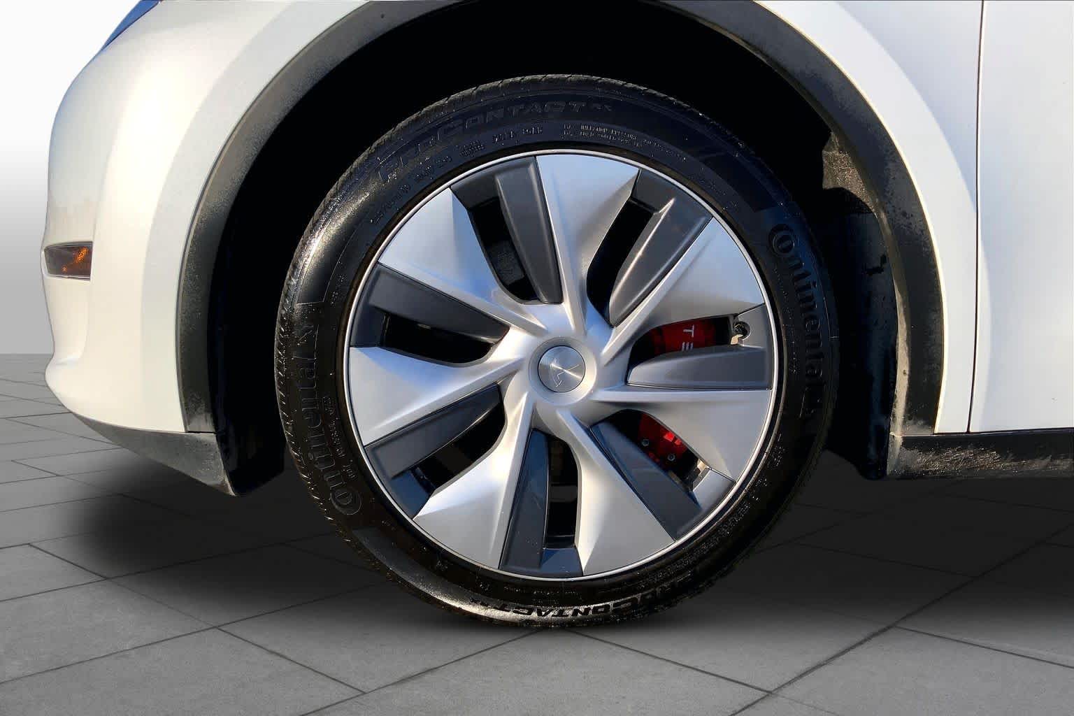 2023 Tesla Model Y Long Range Pearl White Multi-Coat at Westside Kia