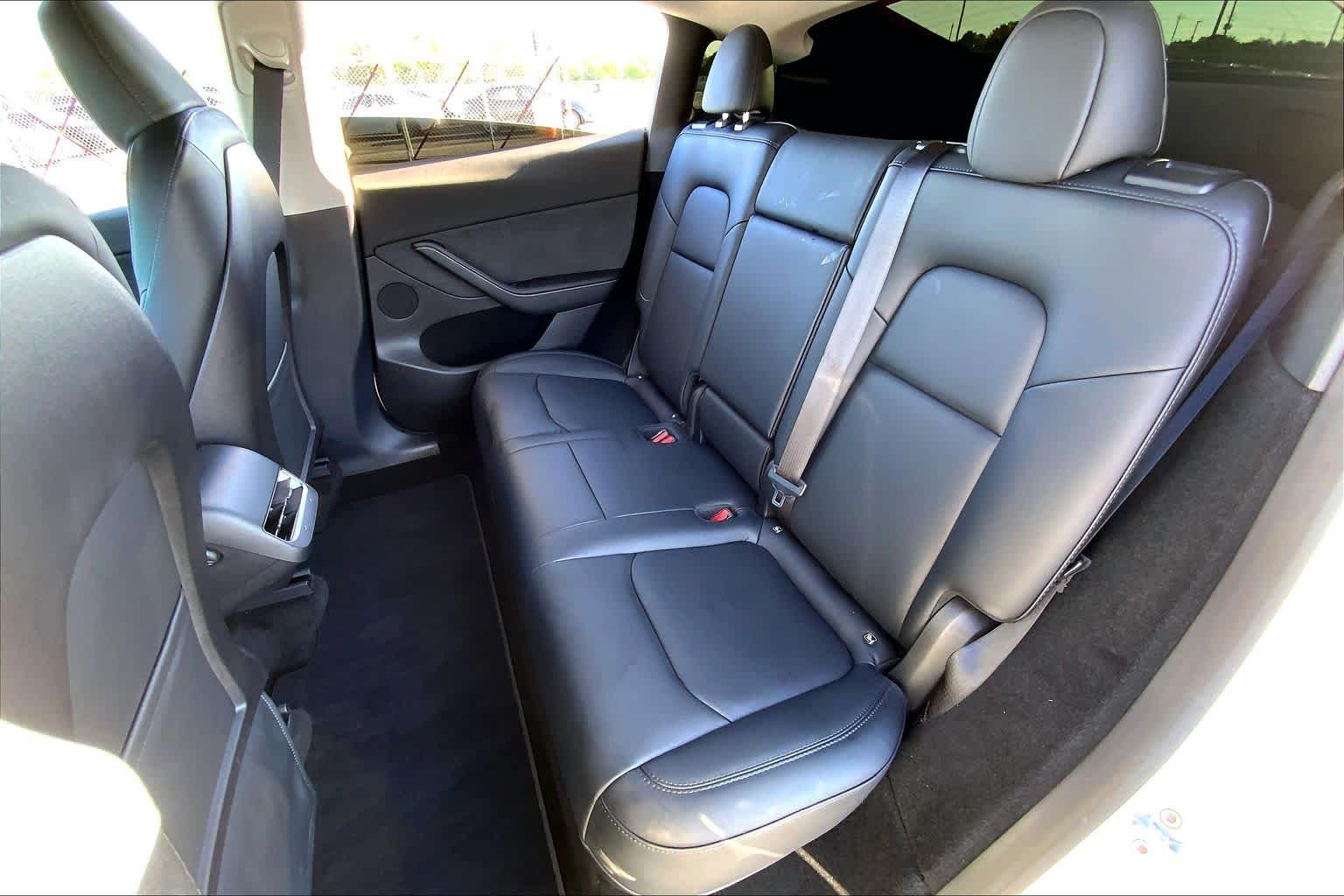 2023 Tesla Model Y Long Range Pearl White Multi-Coat at Westside Kia
