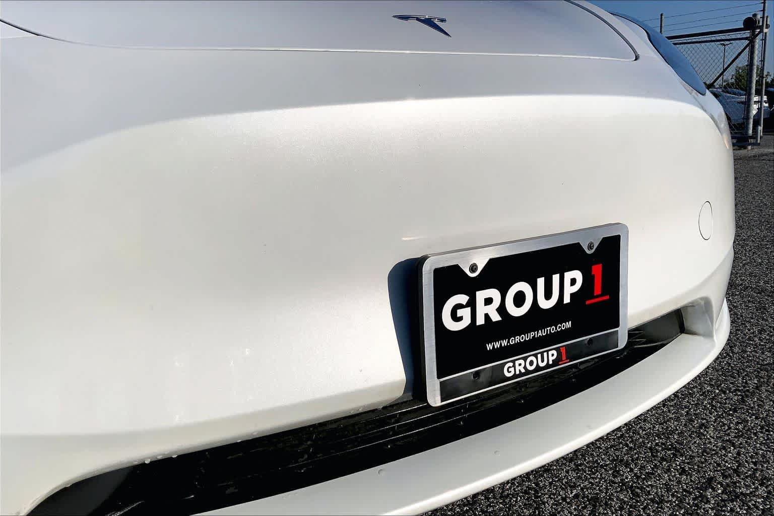 2023 Tesla Model Y Long Range Pearl White Multi-Coat at Westside Kia