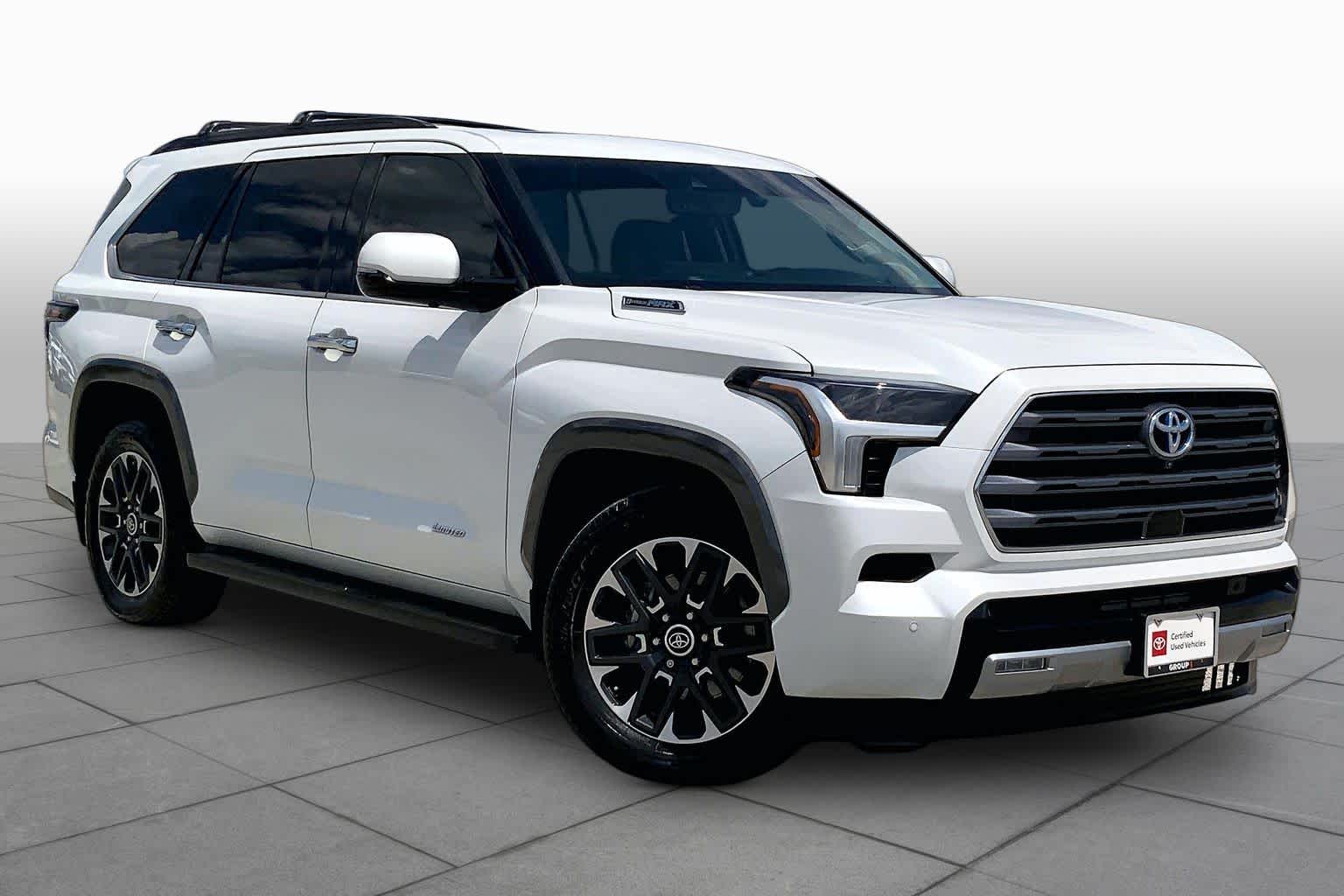 2023 Toyota Sequoia Limited Wind Chill Pearl at Group 1 Toyota Southwest