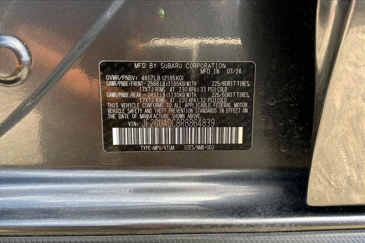 2024 Subaru Crosstrek Premium Magnetite Gray Metallic at Auto Boutique Texas