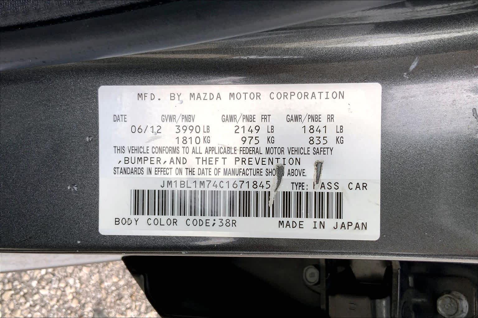 2012 Mazda Mazda3 i Grand Touring Graphite Mica at Tomball Ford