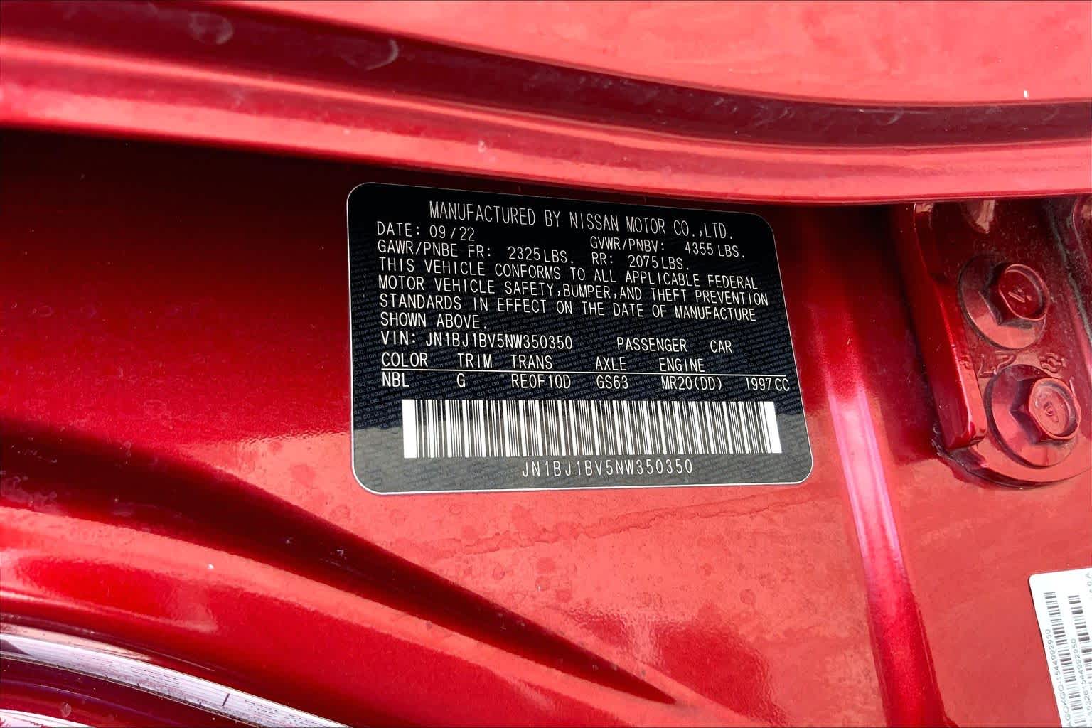 2022 Nissan Rogue Sport SV Scarlet Ember Pearl Metallic at HGreg Houston