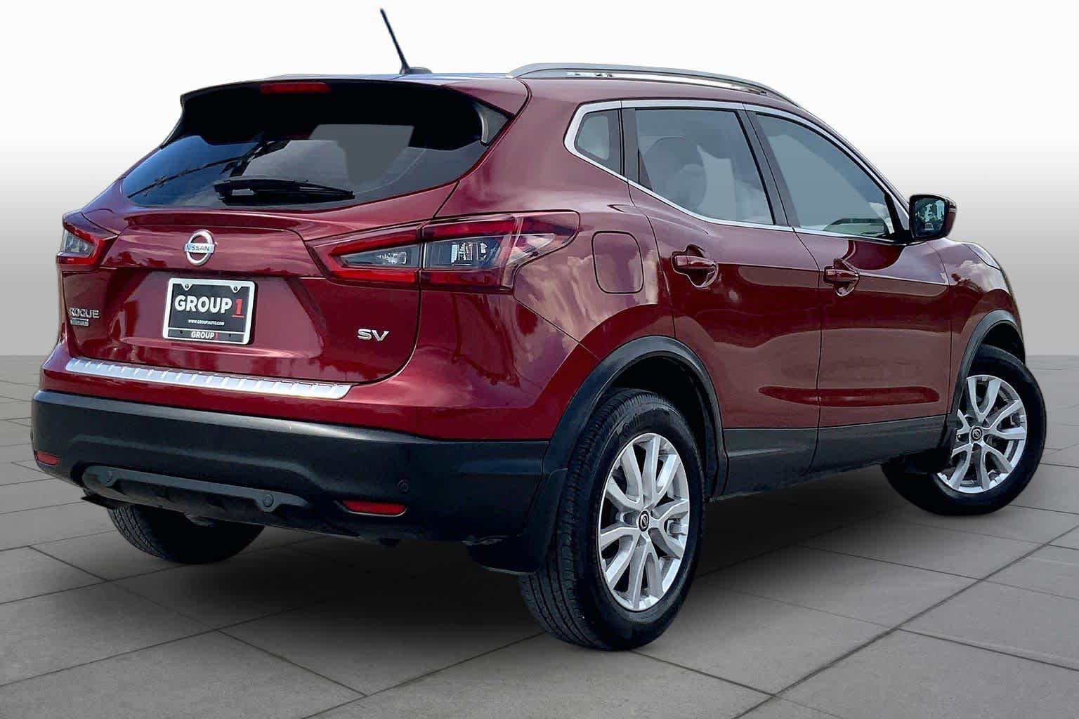 2022 Nissan Rogue Sport SV Scarlet Ember Pearl Metallic at HGreg Houston