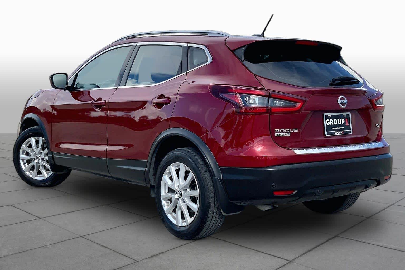 2022 Nissan Rogue Sport SV Scarlet Ember Pearl Metallic at HGreg Houston