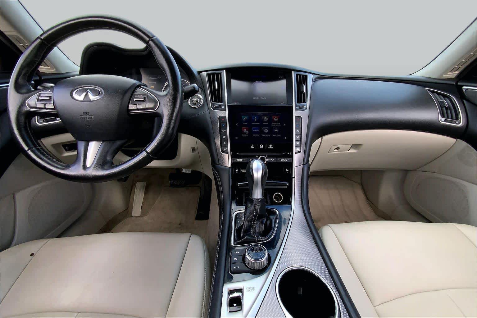 2015 INFINITI Q50 Premium Hagane Blue at Group 1 GMC Buick South