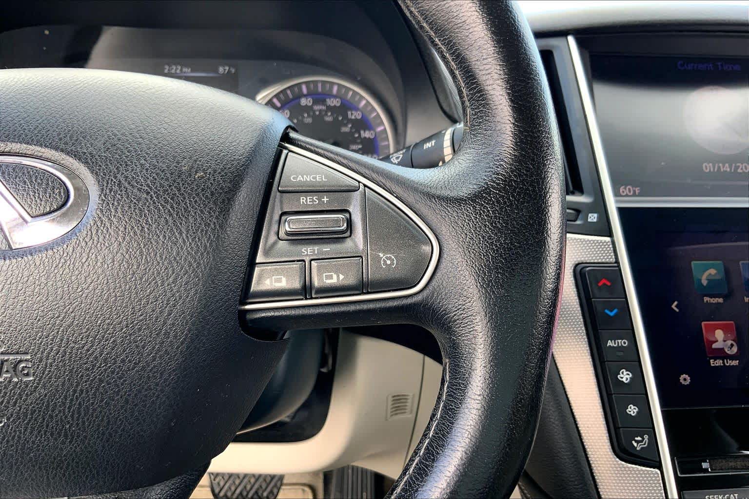 2015 INFINITI Q50 Premium Hagane Blue at Group 1 GMC Buick South