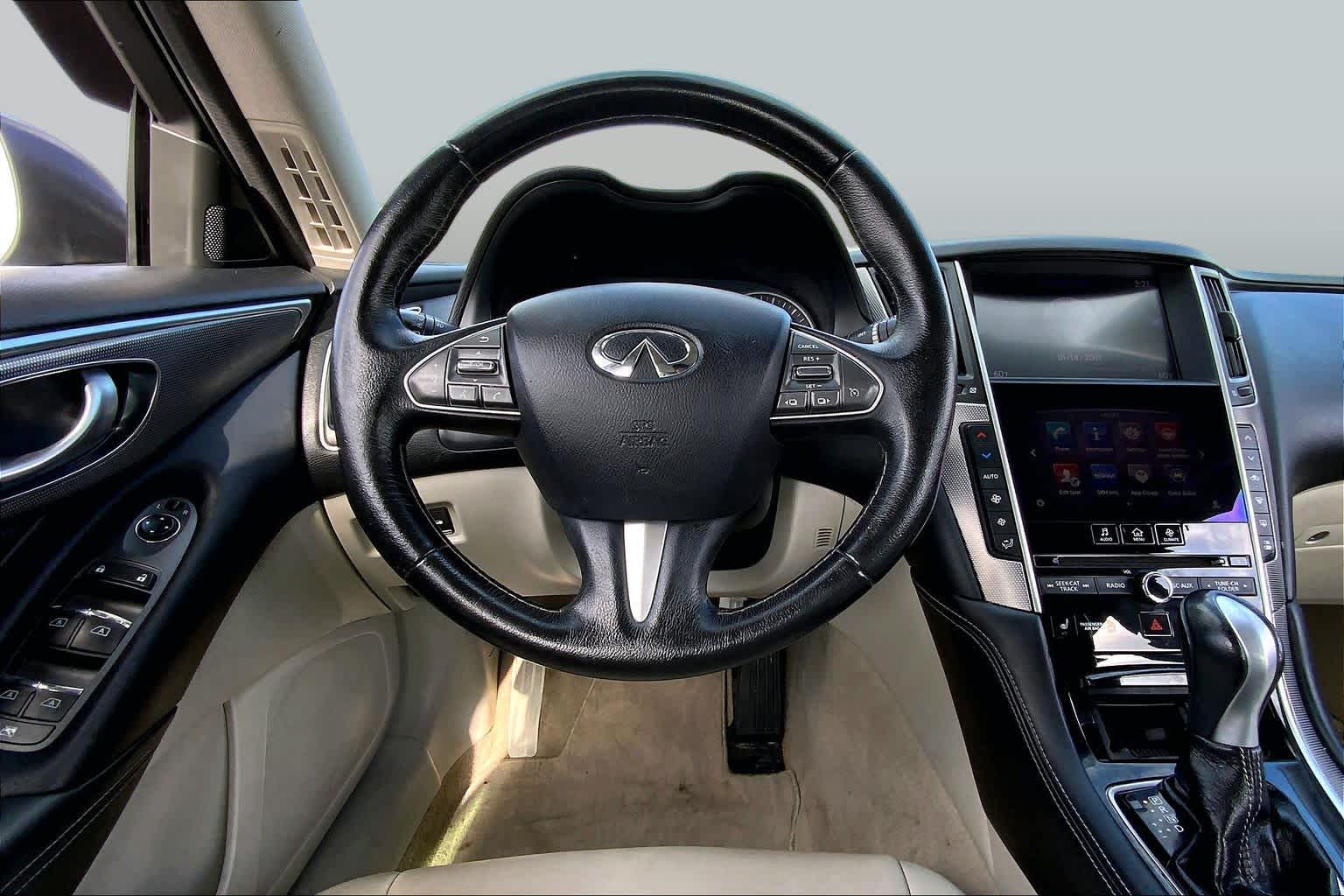 2015 INFINITI Q50 Premium Hagane Blue at Group 1 GMC Buick South