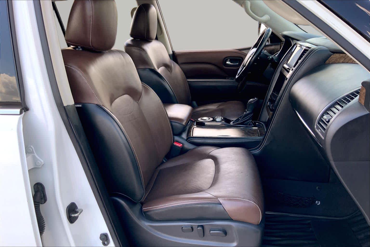 2021 INFINITI QX80 PREMIUM SELECT Moonstone White at Mac Haik Ford