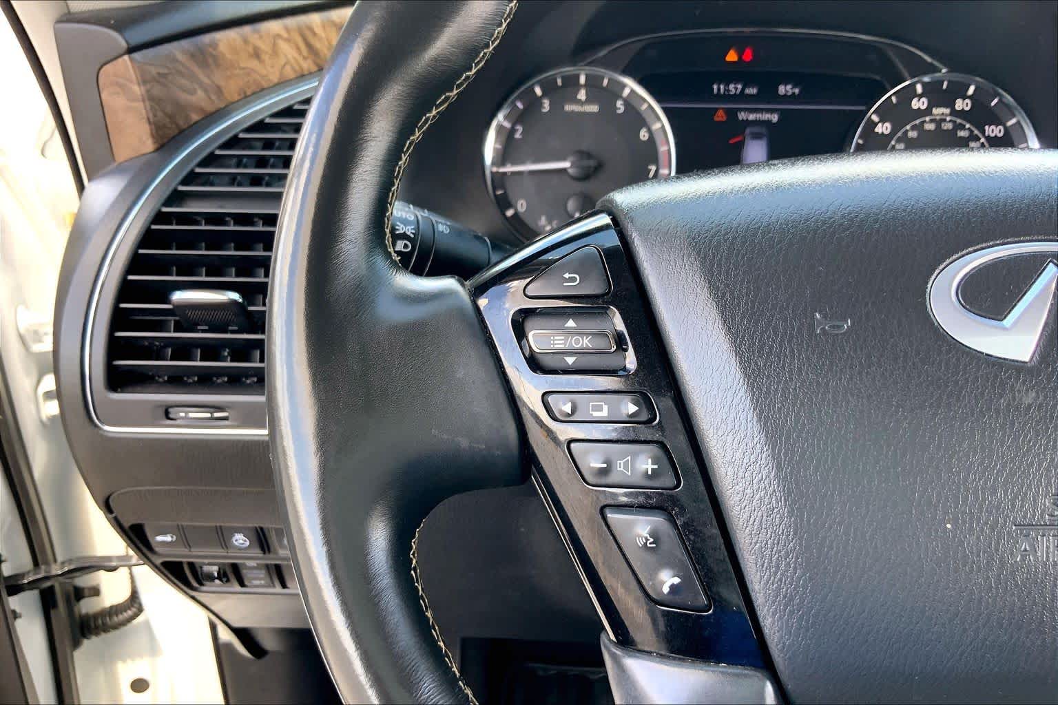 2021 INFINITI QX80 PREMIUM SELECT Moonstone White at Mac Haik Ford