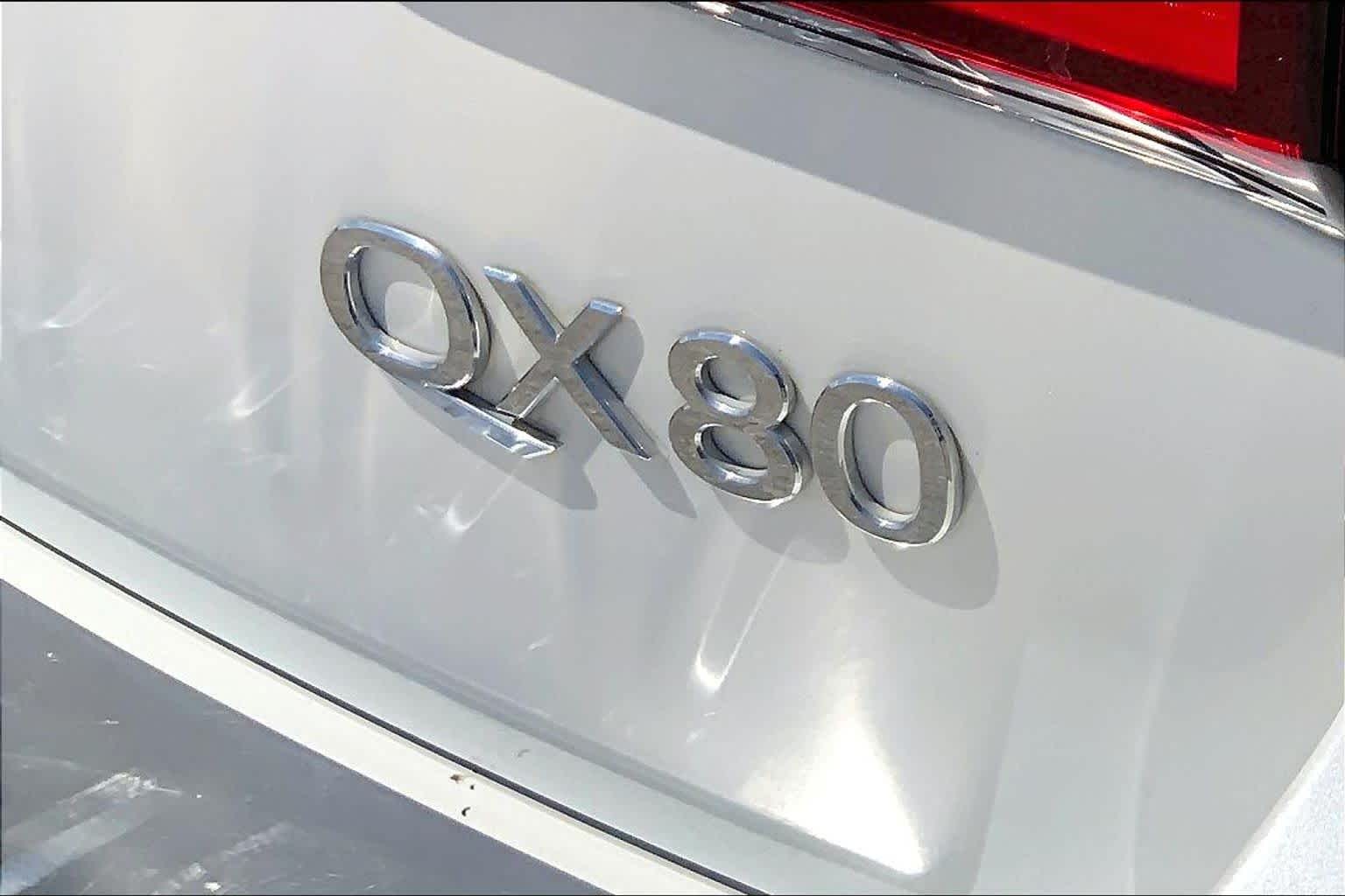 2021 INFINITI QX80 PREMIUM SELECT Moonstone White at Mac Haik Ford