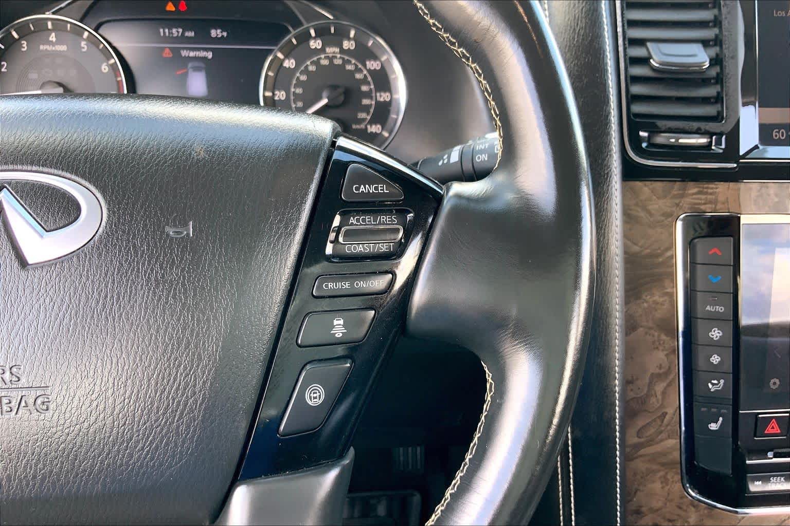 2021 INFINITI QX80 PREMIUM SELECT Moonstone White at Mac Haik Ford