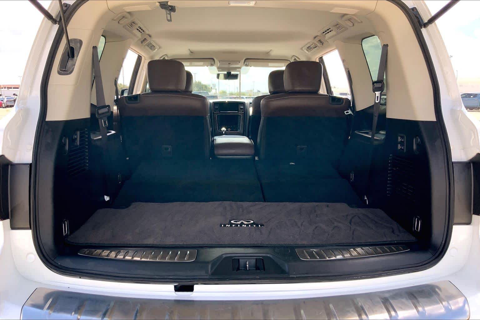 2021 INFINITI QX80 PREMIUM SELECT Moonstone White at Mac Haik Ford