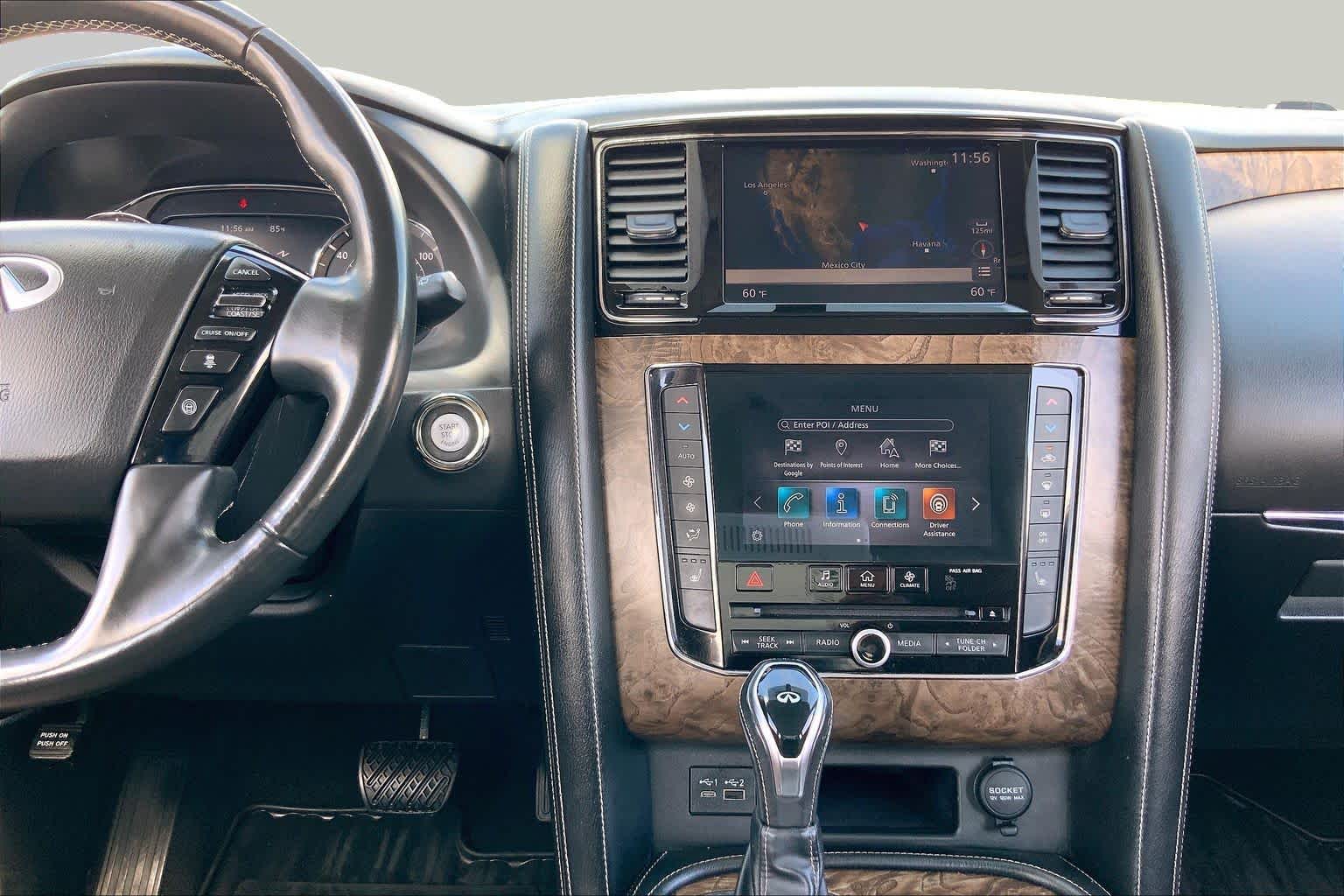 2021 INFINITI QX80 PREMIUM SELECT Moonstone White at Mac Haik Ford
