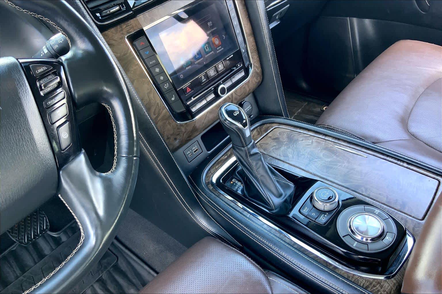 2021 INFINITI QX80 PREMIUM SELECT Moonstone White at Mac Haik Ford