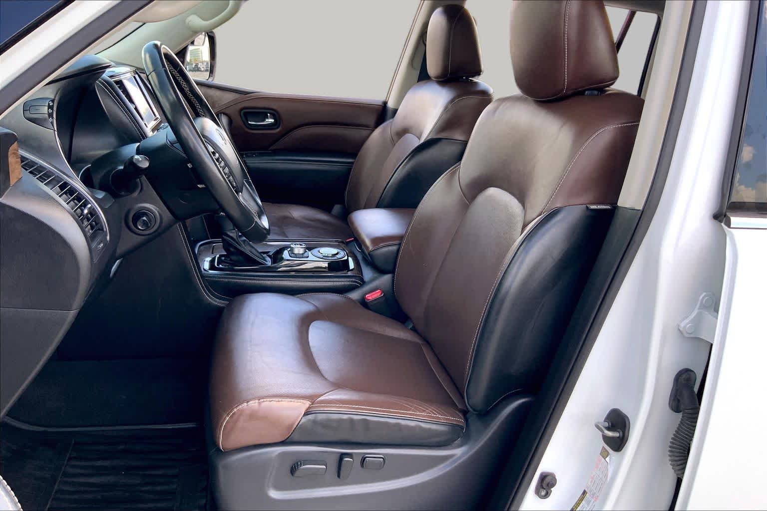 2021 INFINITI QX80 PREMIUM SELECT Moonstone White at Mac Haik Ford