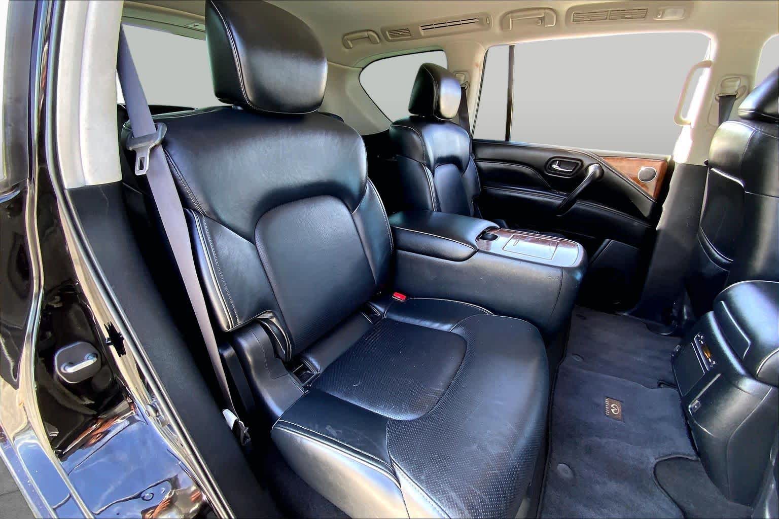 2019 INFINITI QX80 LUXE Black Obsidian at Friendly Ford Crosby