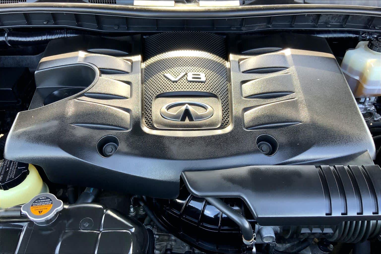 2019 INFINITI QX80 LUXE Black Obsidian at Friendly Ford Crosby