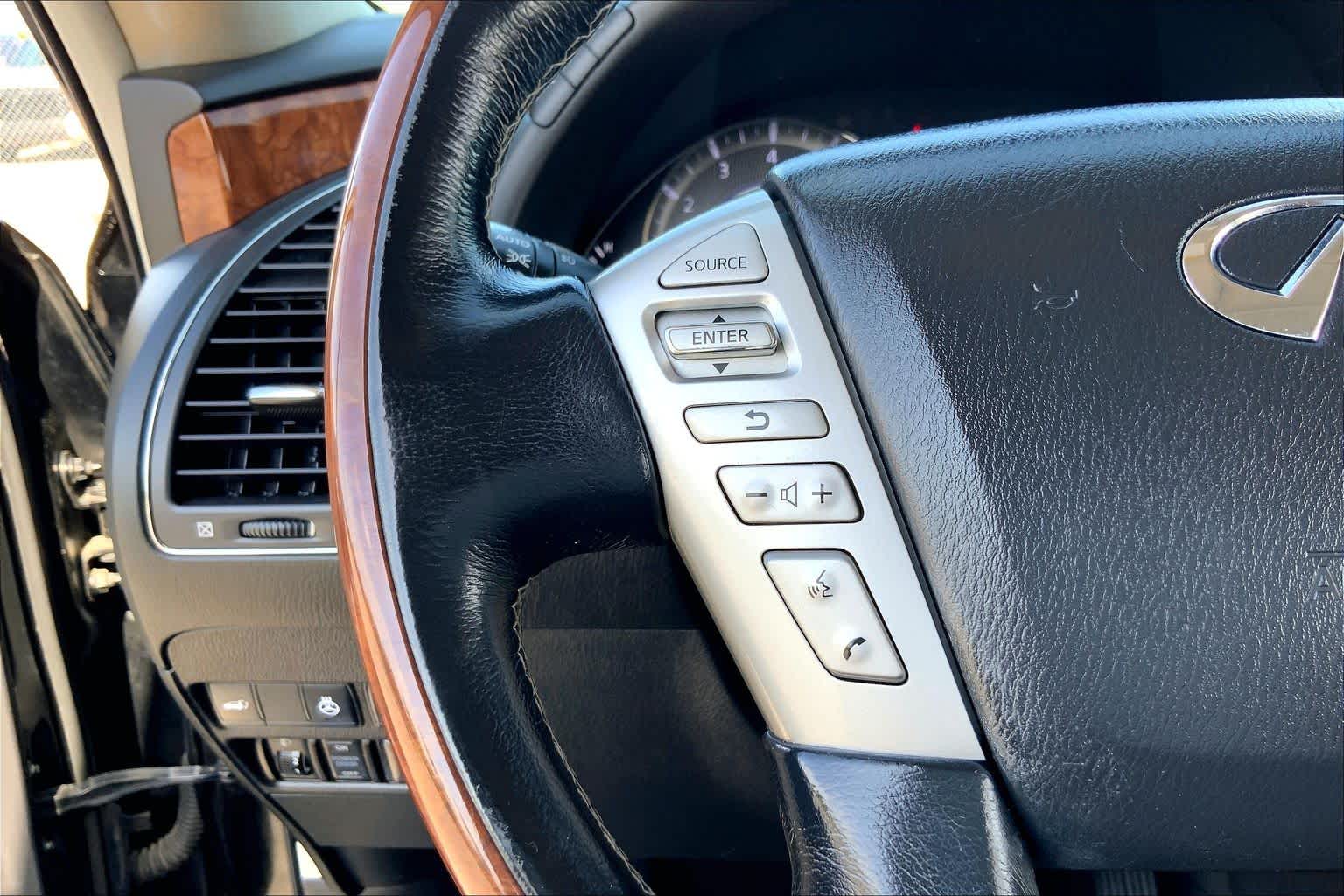2019 INFINITI QX80 LUXE Black Obsidian at Friendly Ford Crosby