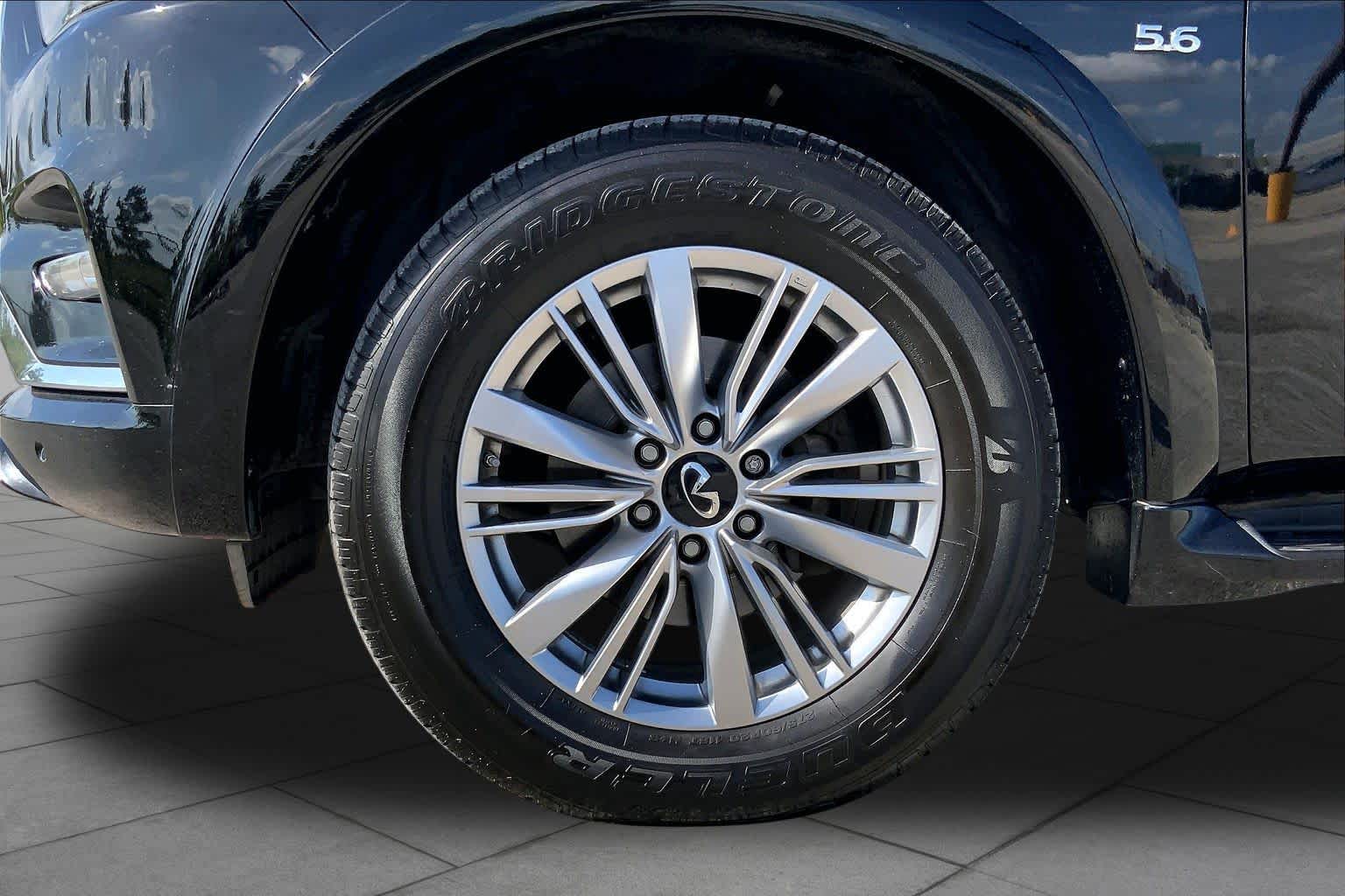 2019 INFINITI QX80 LUXE Black Obsidian at Friendly Ford Crosby