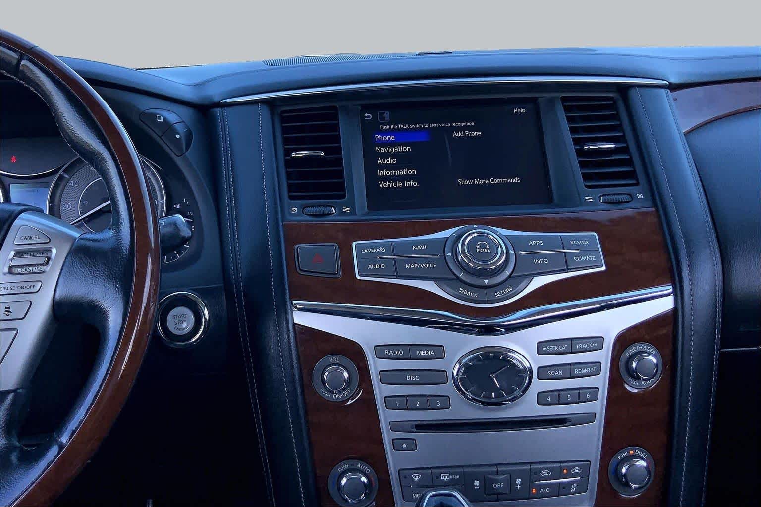 2019 INFINITI QX80 LUXE Black Obsidian at Friendly Ford Crosby