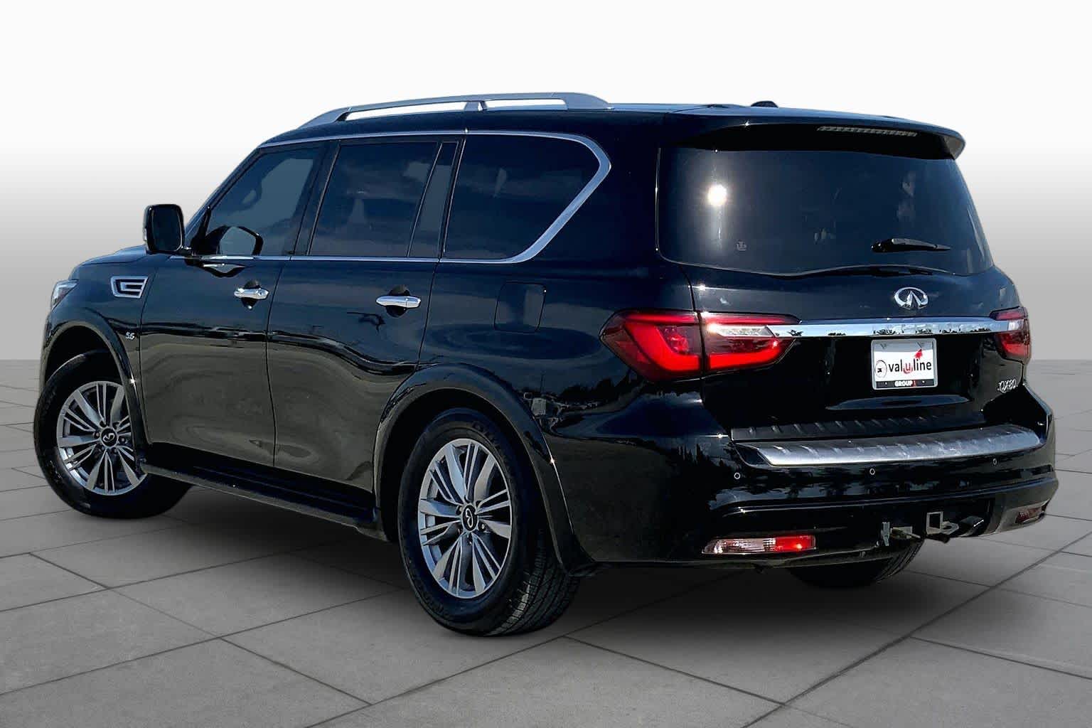 2019 INFINITI QX80 LUXE Black Obsidian at Friendly Ford Crosby