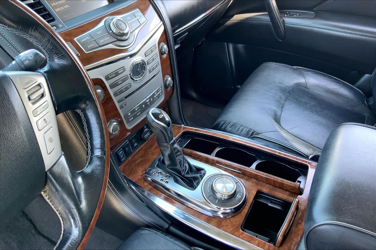 2019 INFINITI QX80 LUXE Black Obsidian at Friendly Ford Crosby