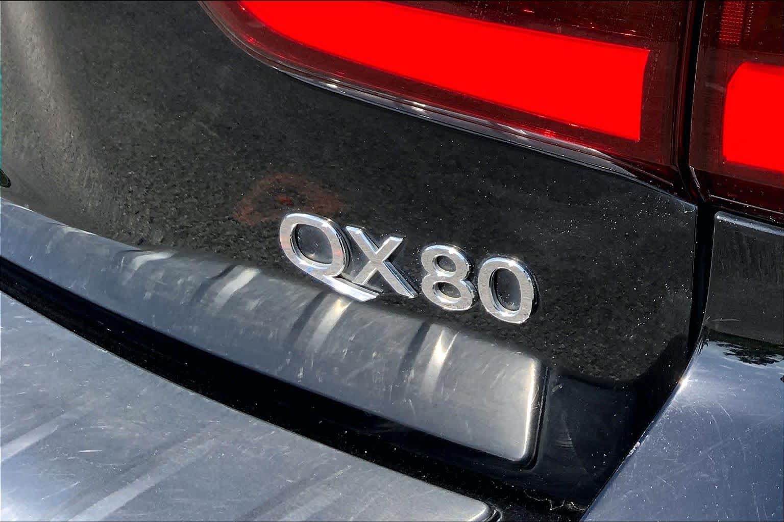 2019 INFINITI QX80 LUXE Black Obsidian at Friendly Ford Crosby