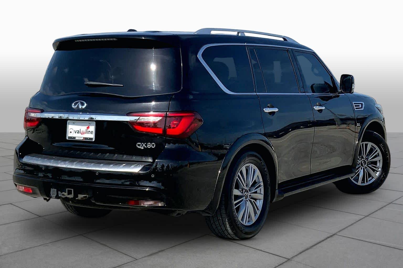 2019 INFINITI QX80 LUXE Black Obsidian at Friendly Ford Crosby