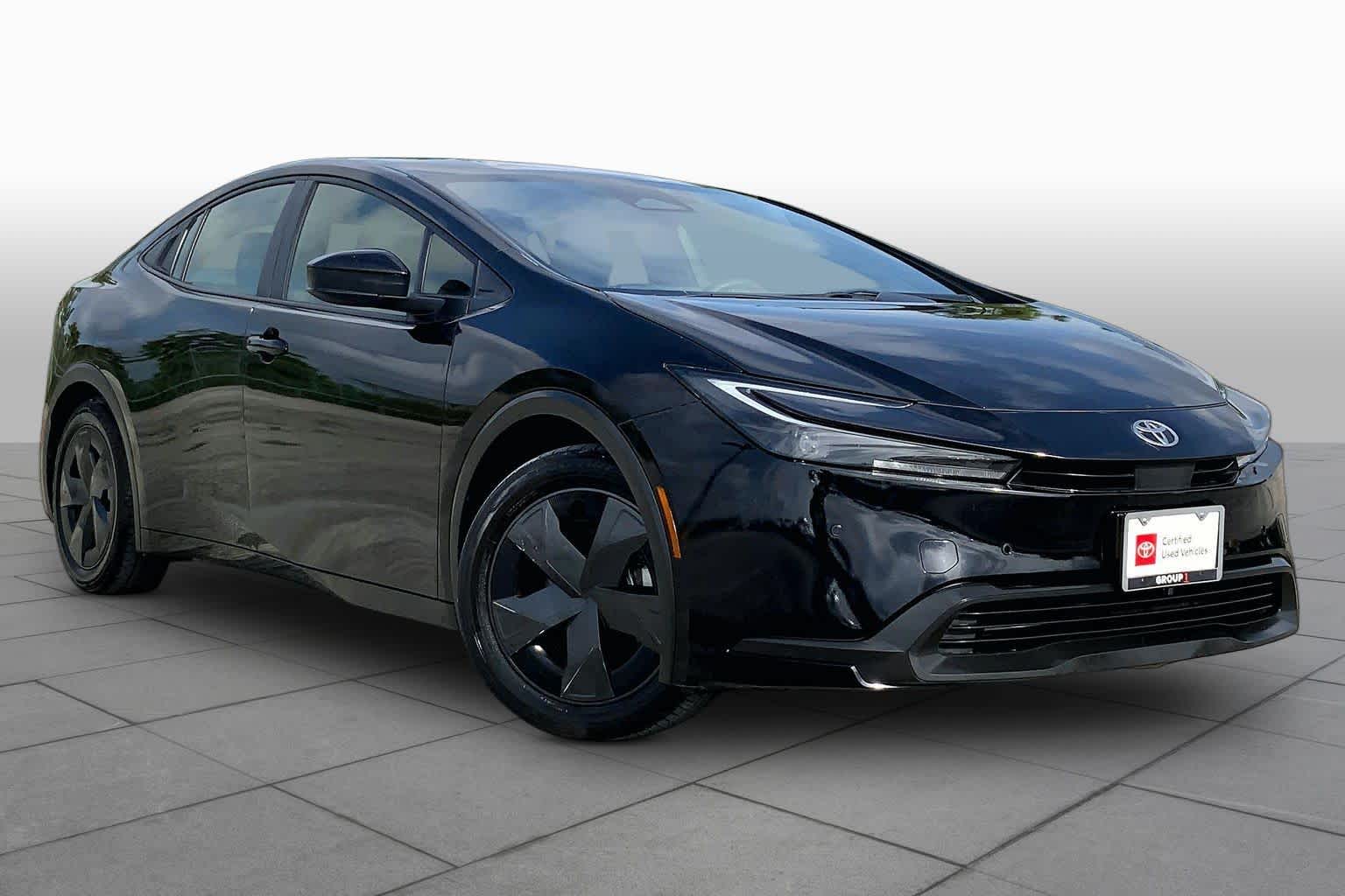2025 Toyota Prius LE Midnight Black Metallic at Group 1 Toyota Southwest