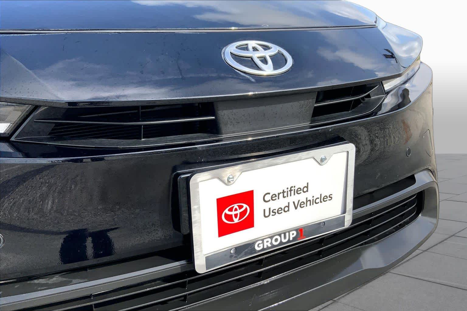 2025 Toyota Prius LE Midnight Black Metallic at Group 1 Toyota Southwest