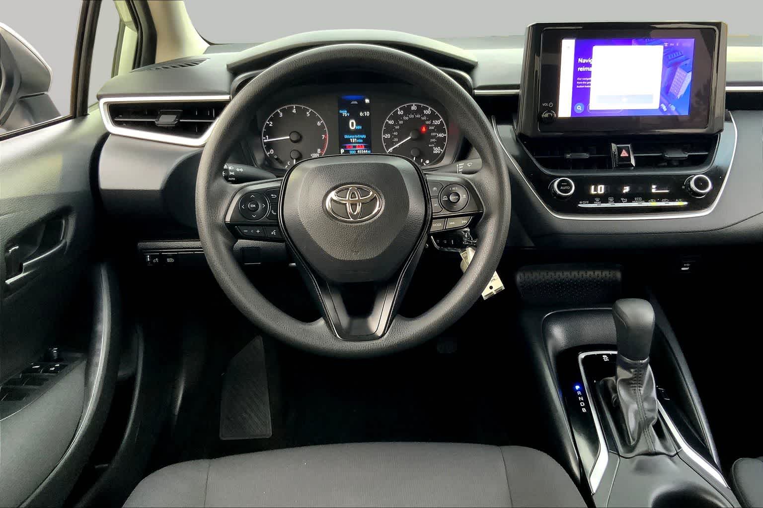 2023 Toyota Corolla LE Classic Silver Metallic at AutoNation Toyota Gulf Fwy